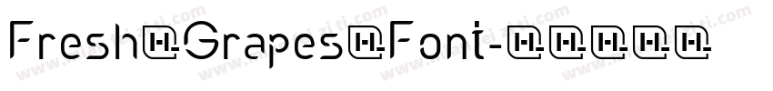 Fresh Grapes Font字体转换